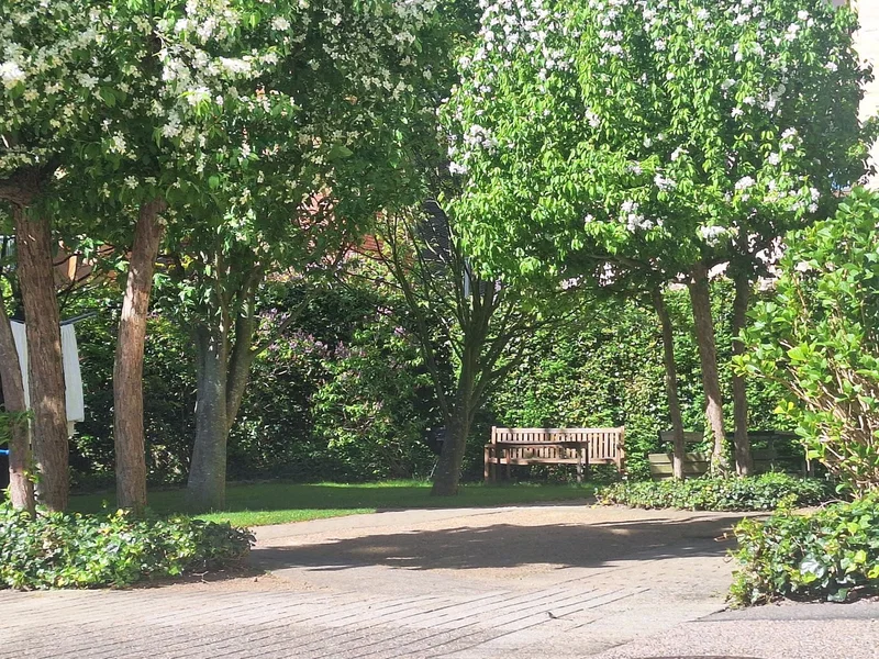 116 m2 andel, 5 vær., 1. sal i baghus på Frederiksberg C – bytte søges