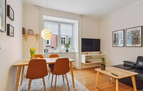 Flot og indflytningsklar andelslejlighed i Vestbyen